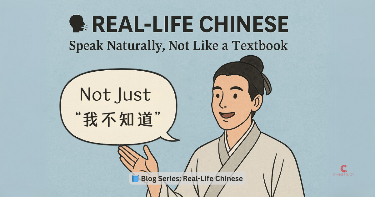 🗣️ How to Say “Let’s Wait and See” Naturally in Chinese — Not Just “我不知道”