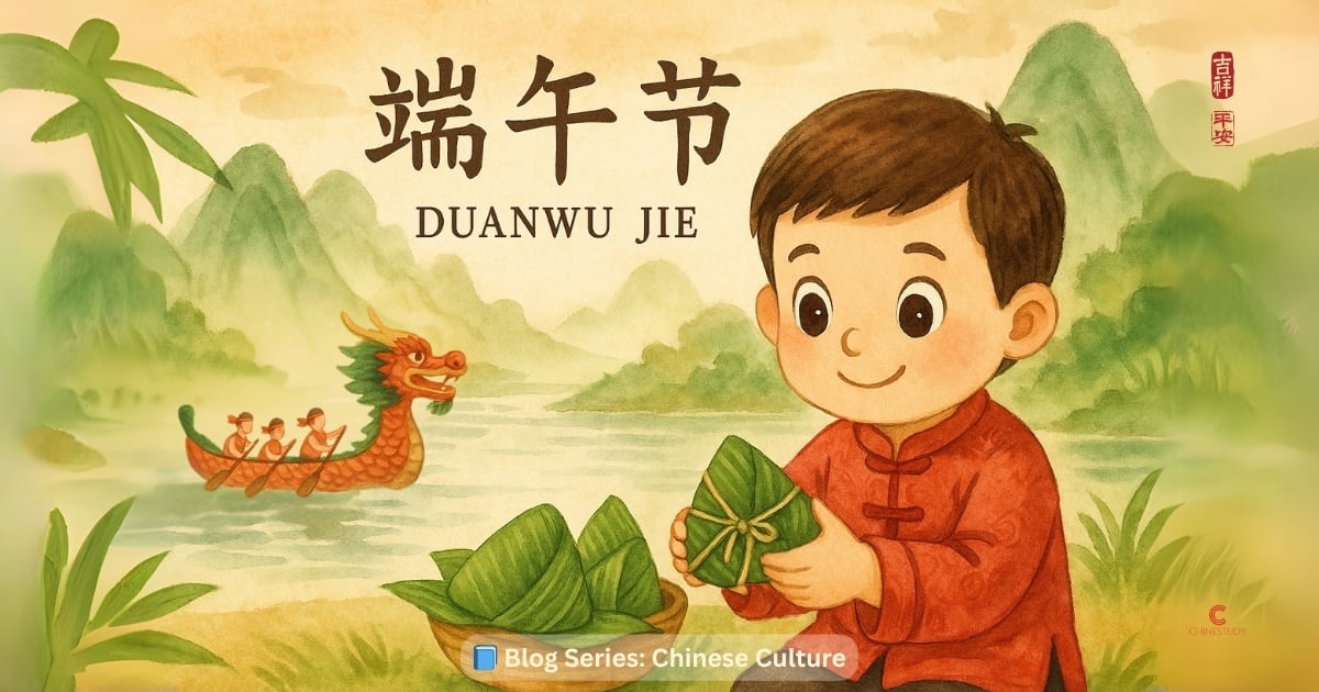 🐉 Duānwǔ Jié – The Story and Traditions of Dragon Boat Festival