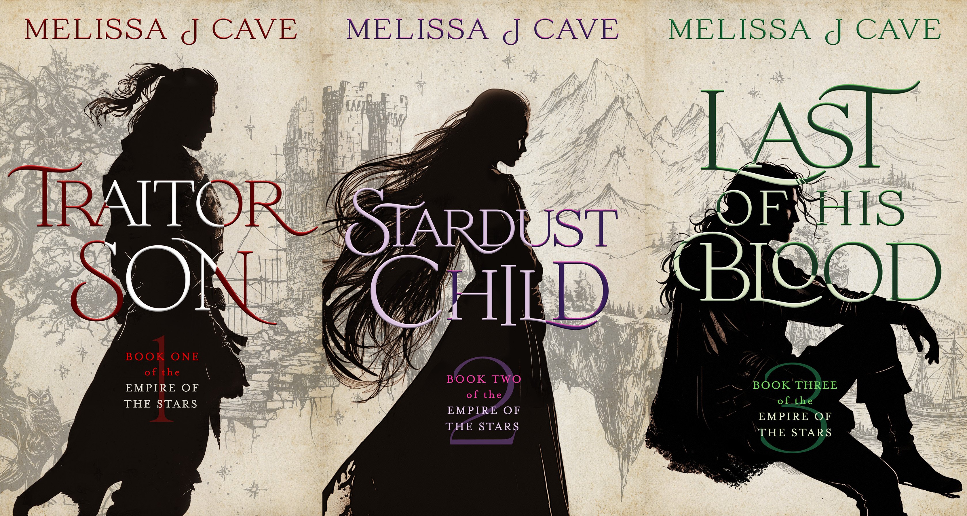 Empire of the Stars — book covers panorama