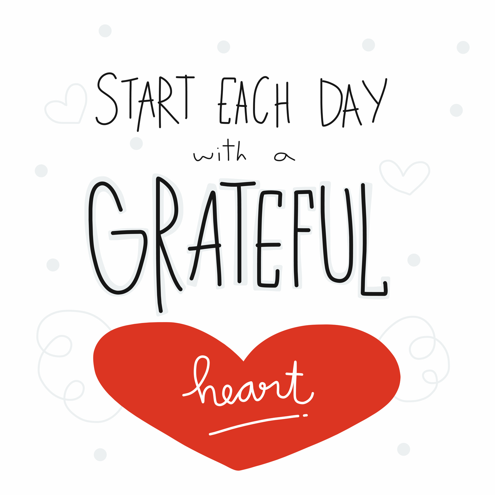 Book Cover Start each day with a Grateful Heart Notebook Journal Gratitude