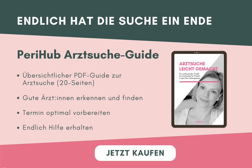Arztsuche in den Wechseljahren - Banner PeriHub
