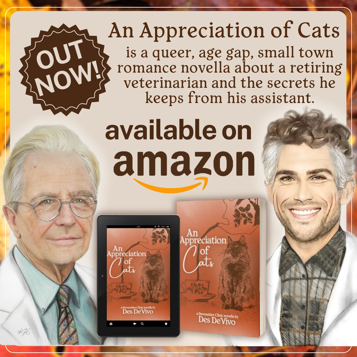 Out Now graphic for an Appreciation of Cats promo image