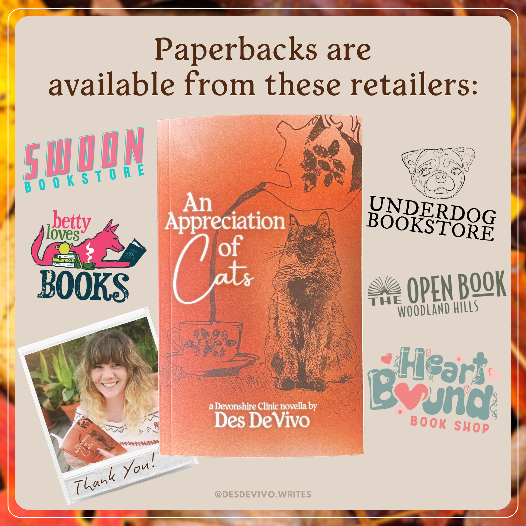 indie bookstore graphic for an Appreciation of Cats image