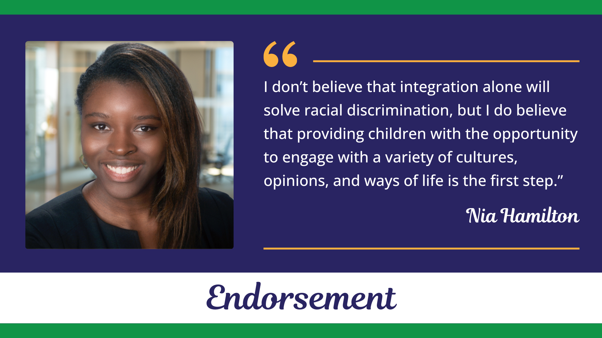 An Endorsement From Nia Hamilton