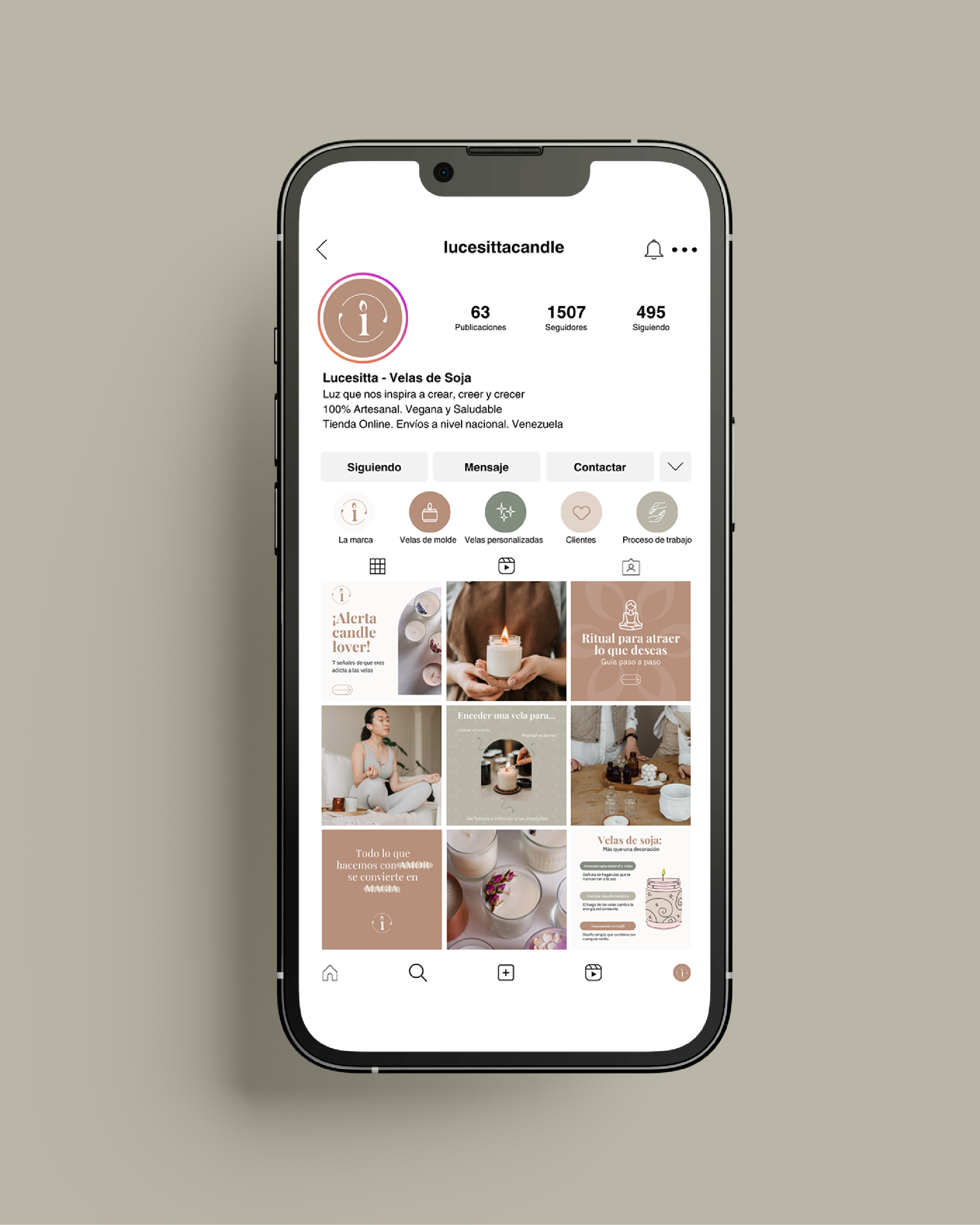 Identidad Visual, Instagram