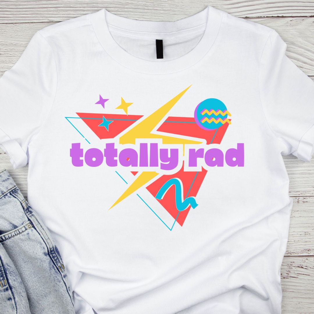 Funny 80'S Totally Rad Shirt | Tie Dye 1980'S Lover Tee Gift Funny 80'S Totally Rad Shirt | Tie Dye 1980'S Lover Tee Gift