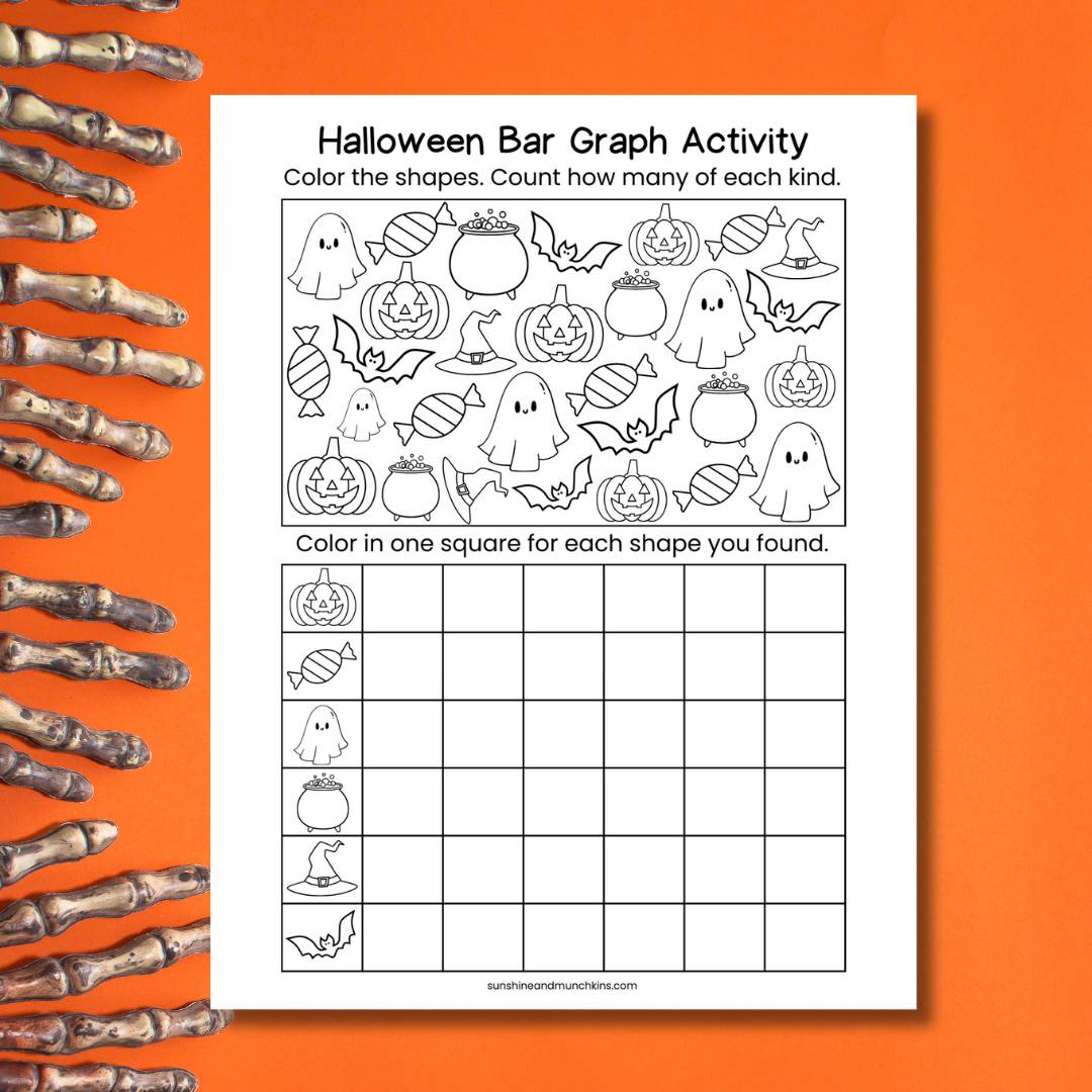 FREE} Printable Halloween Graphing Activity Page - Sunshine and Munchkins free-printable-halloween-graphing-activity-page-sunshine-and-munchkins