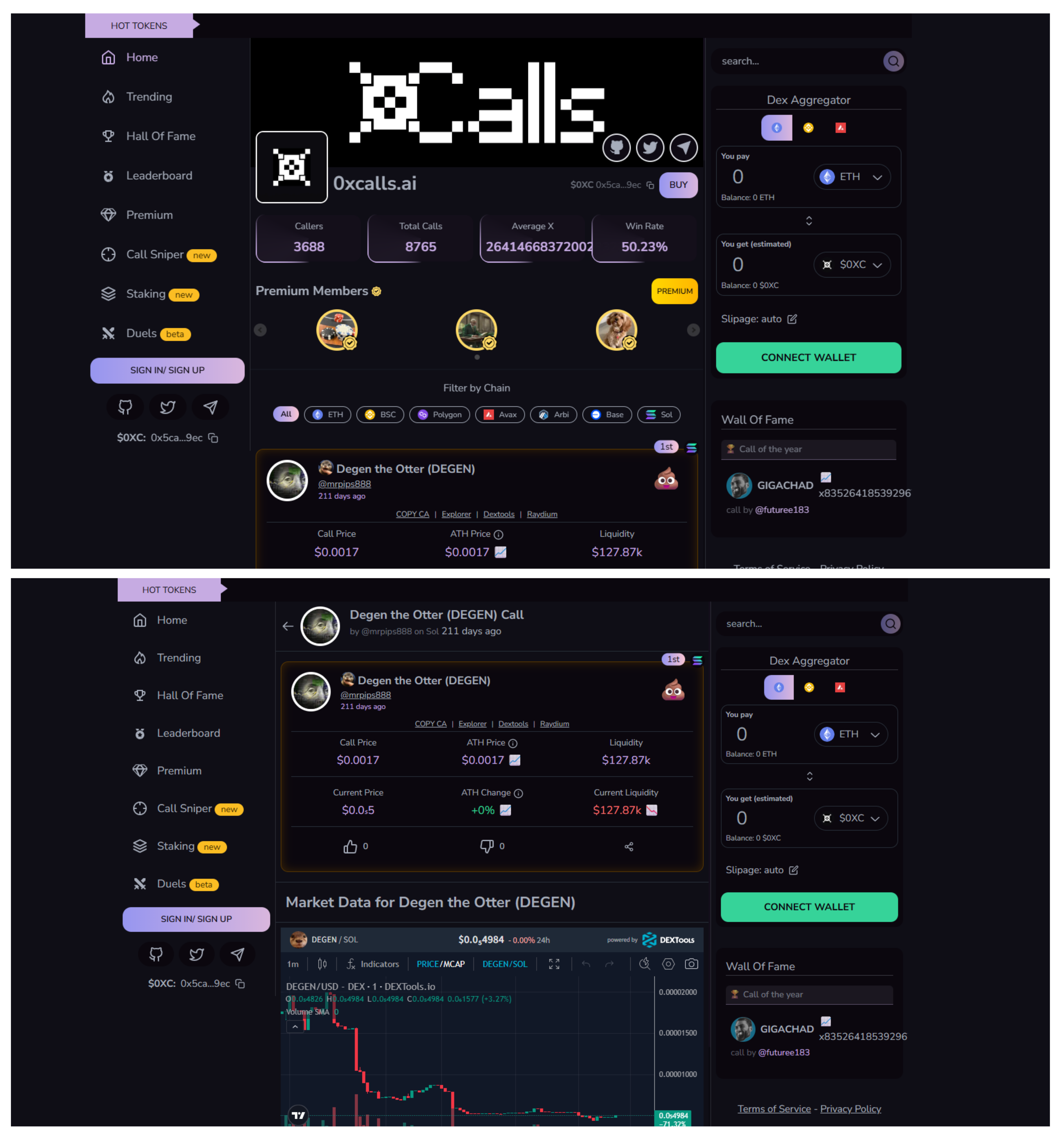 X0calls Portfolio Development Preview