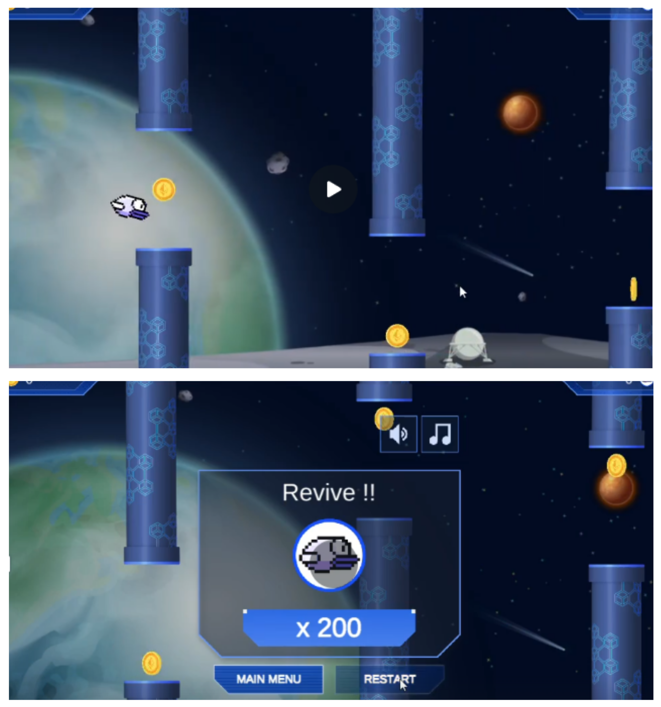 Flappy Base Portfolio Development Preview