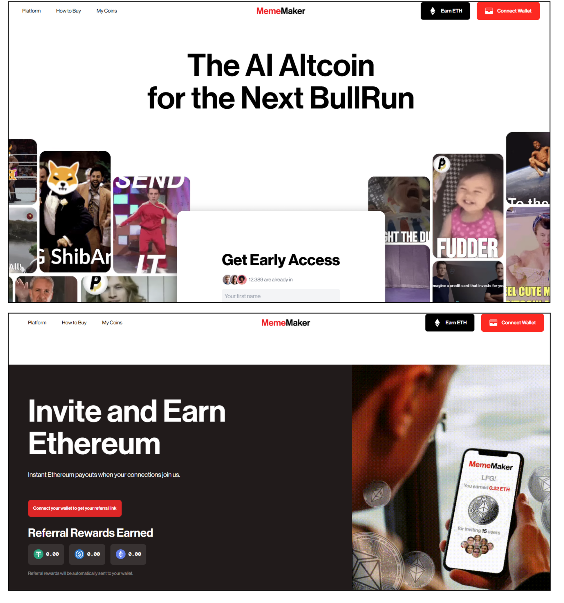 MemeMaker Portfolio Development Preview