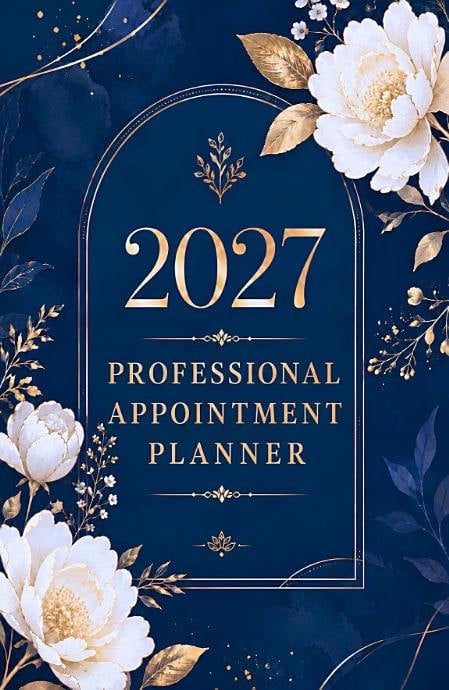 2027 Professional Appointment Planner by Amy Philips