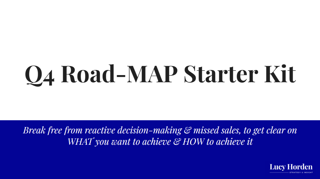 Q4 Road-MAP Starter Kit