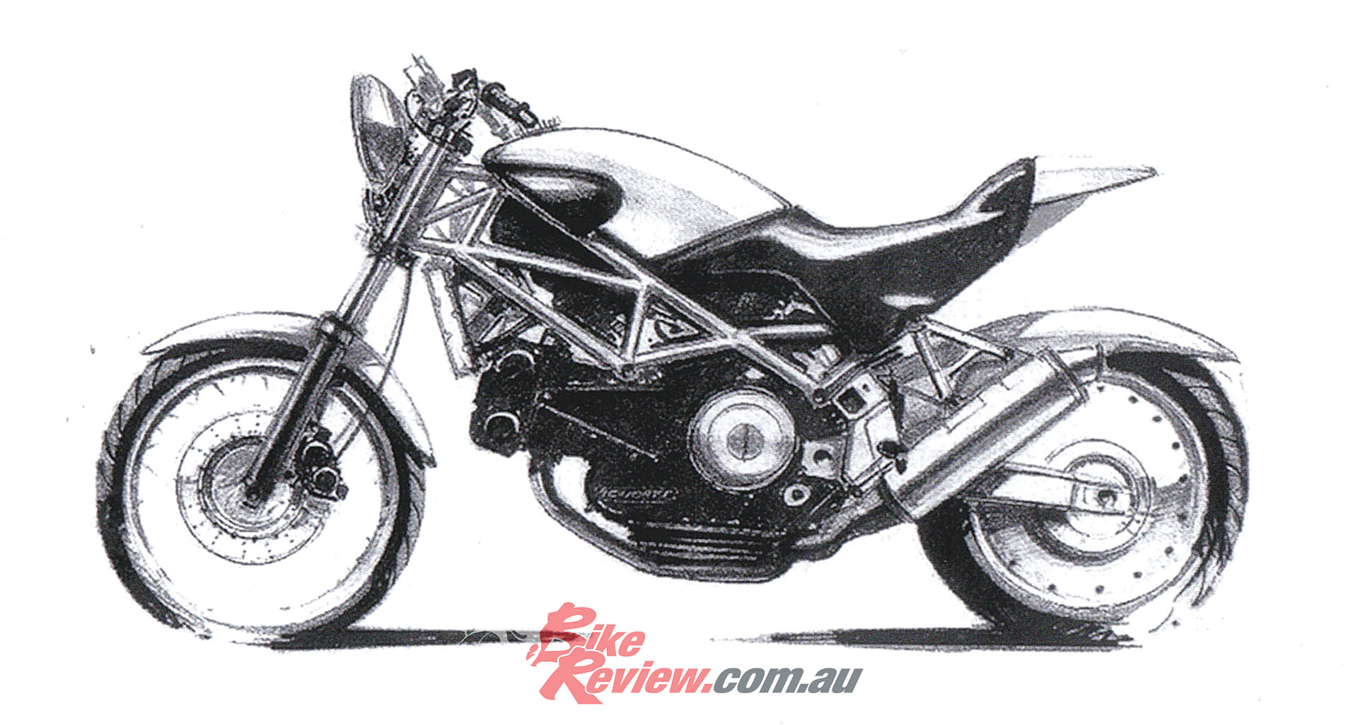 Ducati Monster Sketch