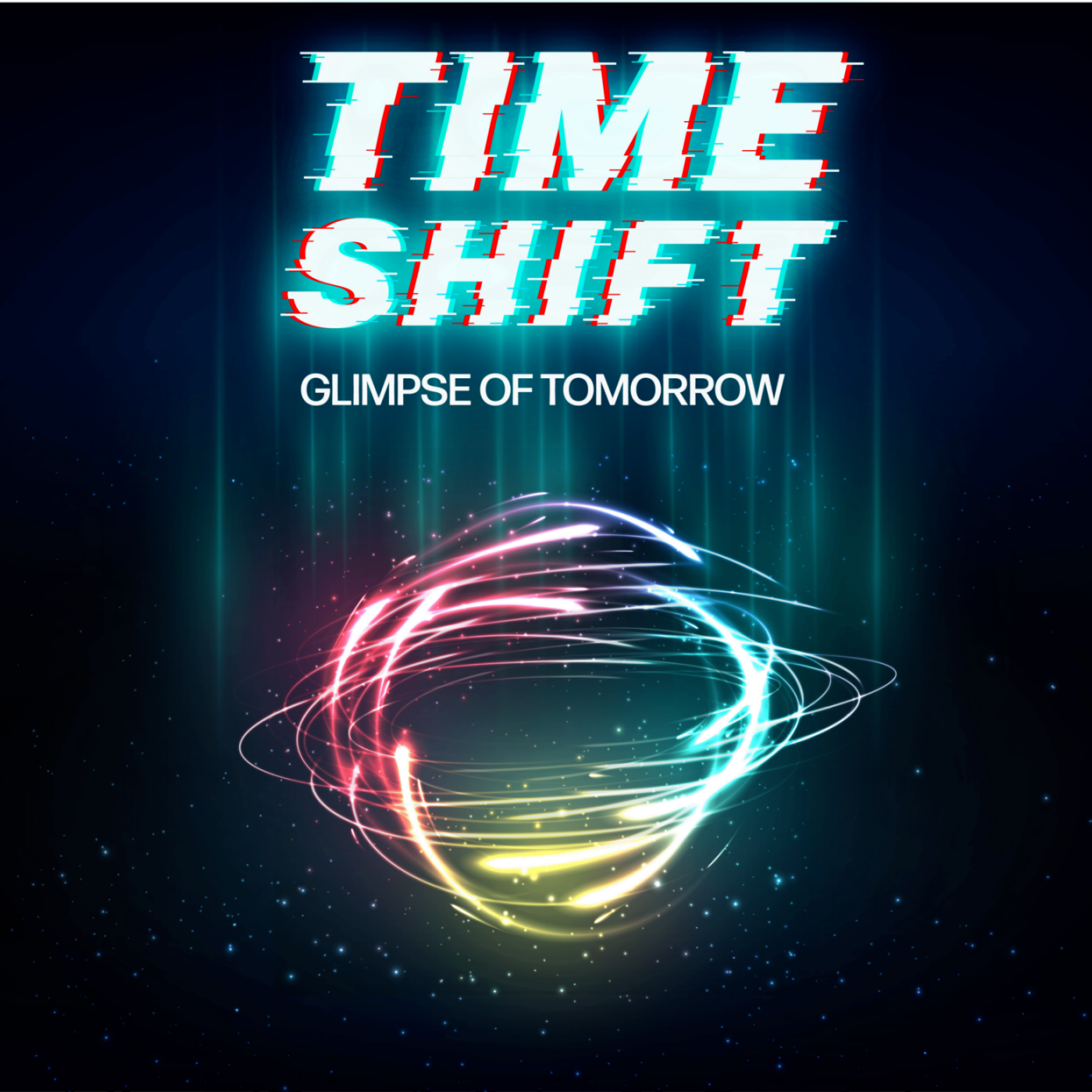 Visualization of the timeshift logo, including the subline 