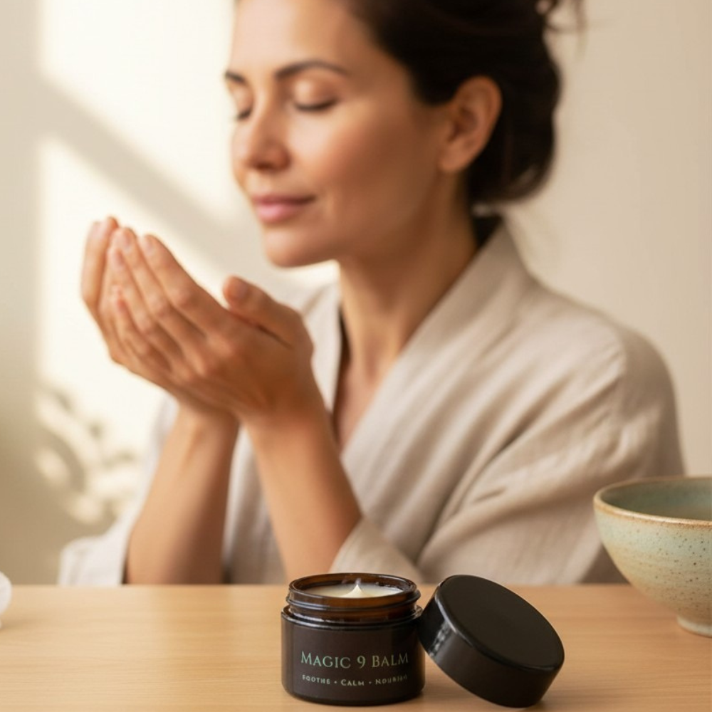 Magic 9 Balm from aromatherapist Fiona Tutte