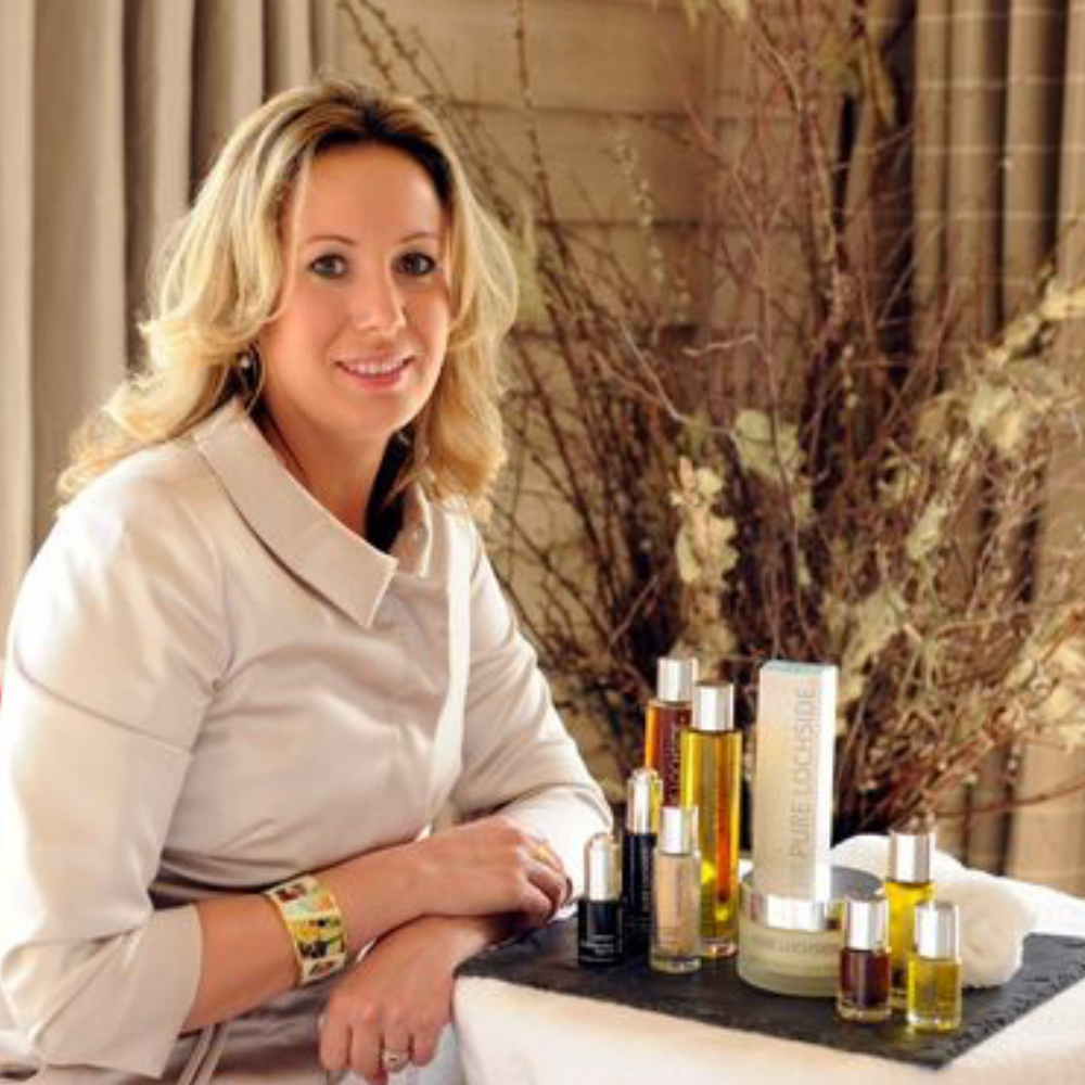 Fiona Tutte - founder of Pure Lochside Scottish Skincare